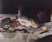 Edouard Manet Style life with carp and oysters oil painting reproduction